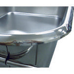 SUGICO Stainless Steel Tray 18-8 School Lunch Tray Transport Type F Type Capacity 28L SK-6038F 1 piece