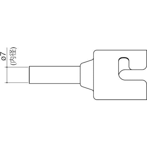 Hakko Nozzle Single 7mm N51-04 1 piece