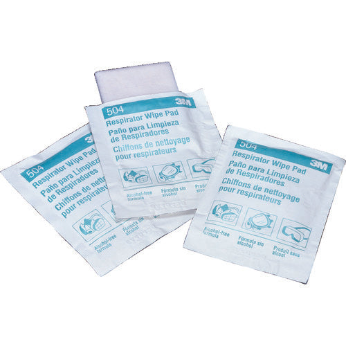 3M Dust Mask Parts Wipe Pad 504 (100 pieces) 504 1 box