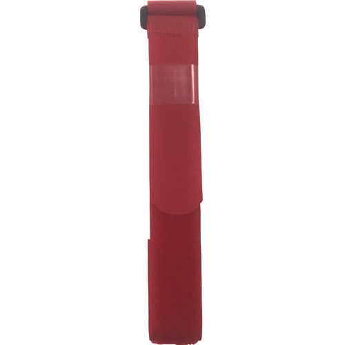 ユタカメイク マジックテープ 結束テープ 25mm巾×550mm レッド G-603 1 本