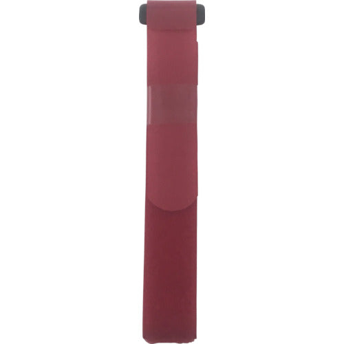 ユタカメイク マジックテープ 結束テープ 25mm巾×750mm レッド G-613 1 本