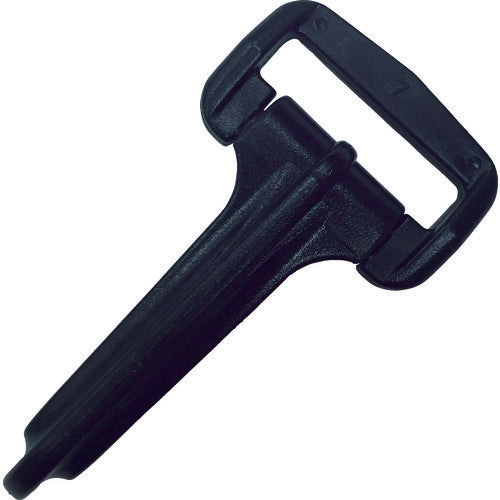 ユタカメイク 結束ベルト 平ベルト金具 PCナスカン A25×L60×B9 ブラック JD-02 1 個