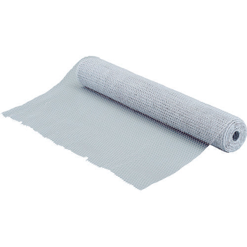 TRUSCO ビニール亀甲金網 白 線径0.45X目10 910X25m巻 BKW-2510-25 1 巻