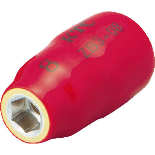 KTC 絶縁工具 9.5sq.ソケット 8mm ZB3-08 1 個