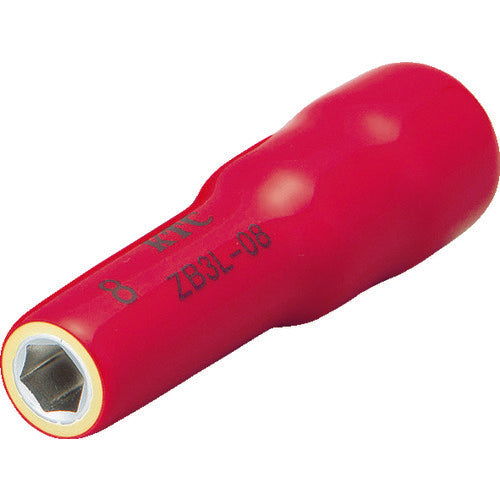 KTC Insulated Tool 9.5 sq. Deep Socket 8 mm ZB3L-08 1 piece