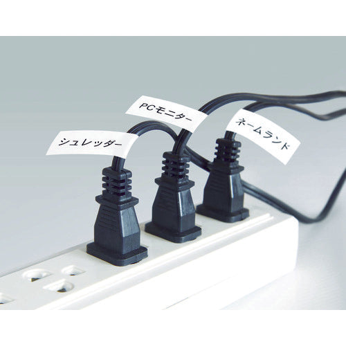 Casio Nameland dedicated cartridge Wiring marker tape 12mm XR-12HMWE 1 piece