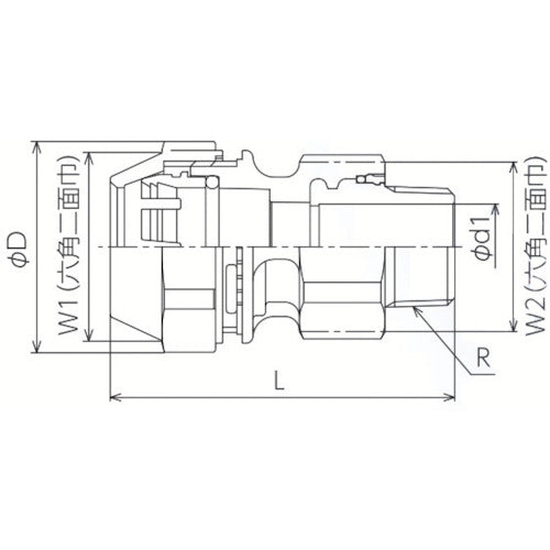 TBC ライトエアー オスアダプター AIR20-M 1 個