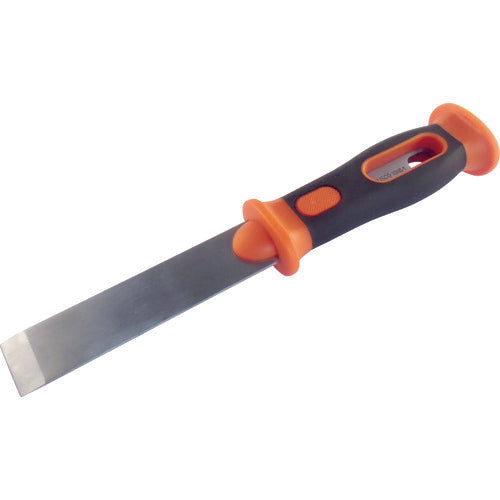 TRUSCO Stainless Steel Hammer Spatula TPR Resin Handle Straight Blade 25mm TDHS-1 1 Piece