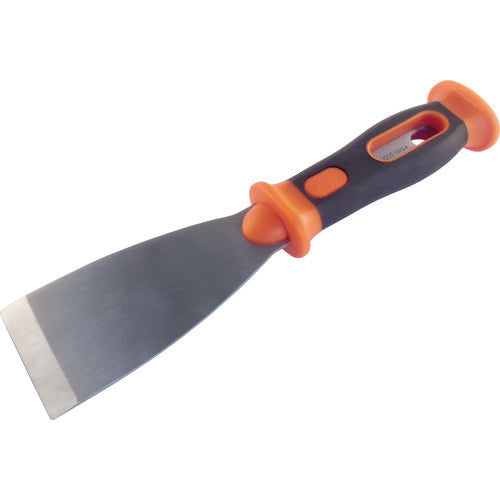 TRUSCO 스테인리스 해머 주걱 TPR 수지 무늬 직날 50mm TDHS-4 1 丁