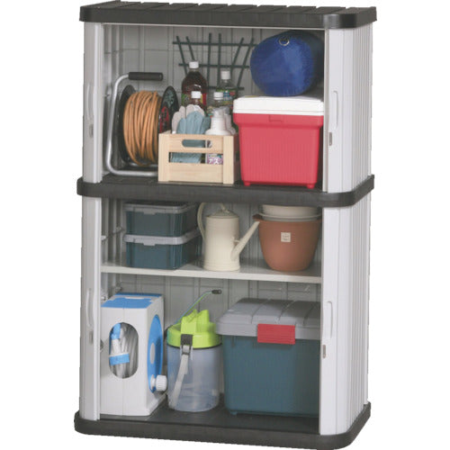 IRIS 201589 미니 로커 ML-1400V 블랙/그레이 ML-1400V-B/G 1대