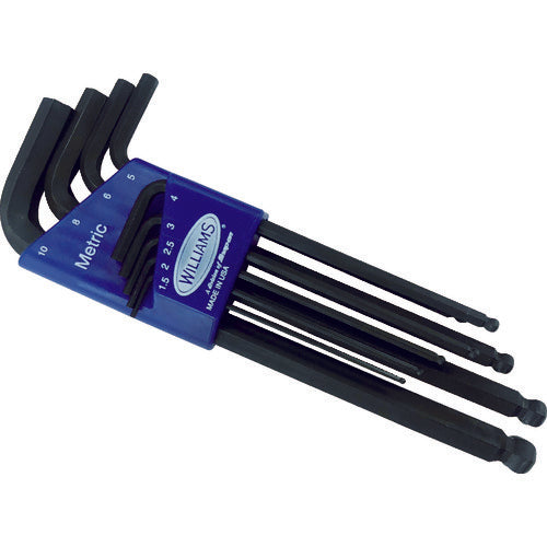 Williams 볼 헥스 키 렌치 세트 9 개 JHW13609 1S