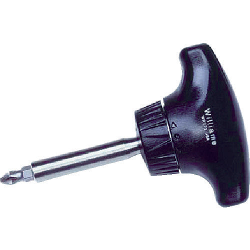 Williams 래칫식 드라이버 T 핸들 축 길이 51mm 전체 길이 98mm JHWWRST1 1 개