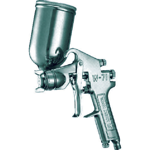 Anest Iwata Small spray gun Gravity type Nozzle diameter Φ1.0 Air consumption 75L/min W-71-1G 1 unit