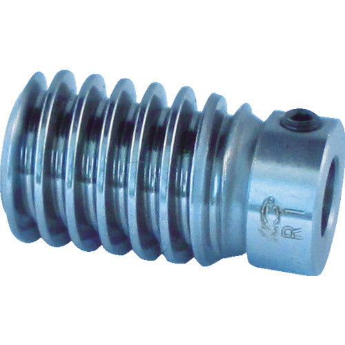 KG ウォーム W1SR1+B−8 モジュール1.0 圧力角20度(並歯) S45C 精密転造仕上 W1SR1+B-8 1 個