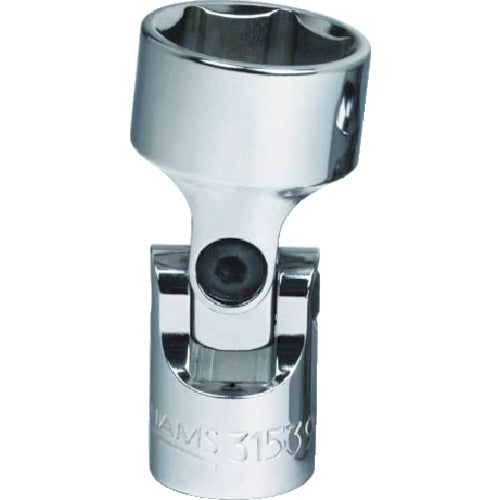 WILLIAMS 3/8 Drive Universal Socket Hexagon 15mm JHW31535 1 pc