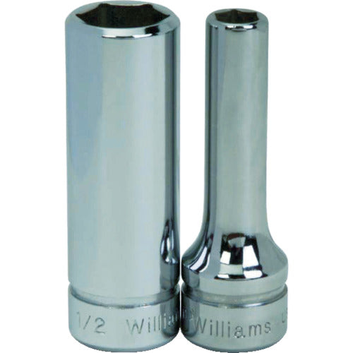 WILLIAMS 3/8 Drive Deep Socket Hexagon 20mm JHWBMD-620 1 pc