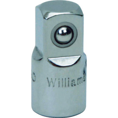 WILLIAMS Socket Adapter 1/4 Drive 1/4F x 3/8M 6.35mm Concave x 9.5mm Convex Drive JHWMB-130 1 pc