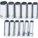 WILLIAMS 1/2 Drive Deep Socket Set 12-point 12-piece JHWMSSD-12RC 1 S