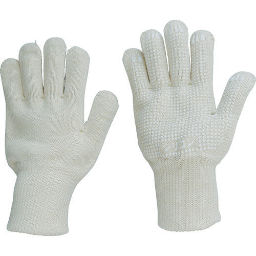 Maruwa Chemical Extra Thick Pure Cotton Silicone Anti-Slip Work Gloves 1810 1 Pair