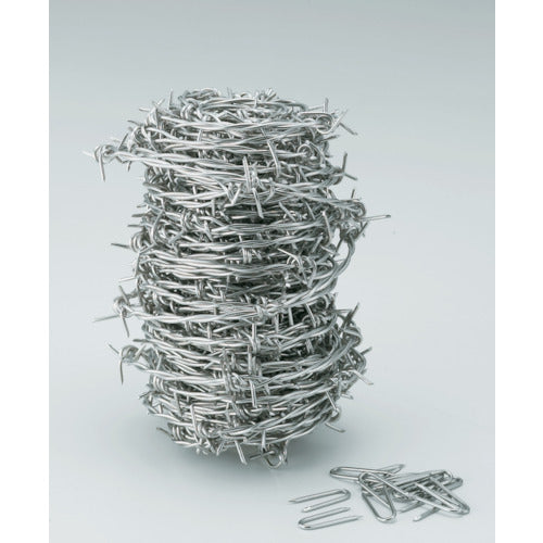 TRUSCO 有刺鉄線 ステンレス 1.6mmX100m TSUW-16-100 1 巻