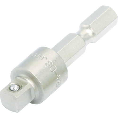 TONE 소켓 어댑터(전동 공구용) 전동 드릴용 소켓 어댑터 삽입각 6.35mm 2BA-08 1개