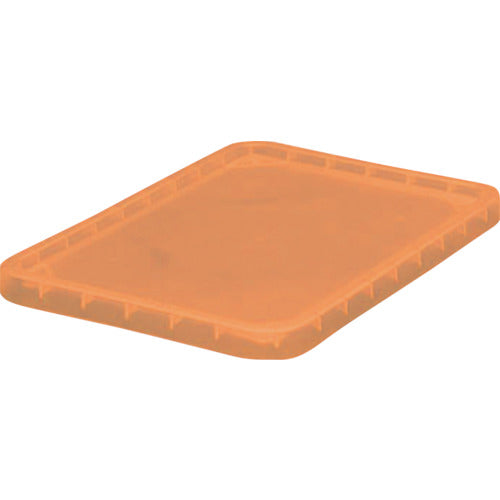 TRUSCO S54형 컨테이너용 뚜껑 투명 오렌지 S-54FOR 1장