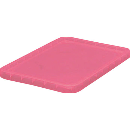 TRUSCO S54형 컨테이너용 뚜껑 투명 레드 S-54FR 1장