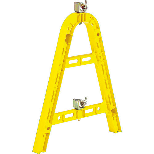 TRUSCO Single Tube Barricade Yellow TTB-806-Y 1 unit