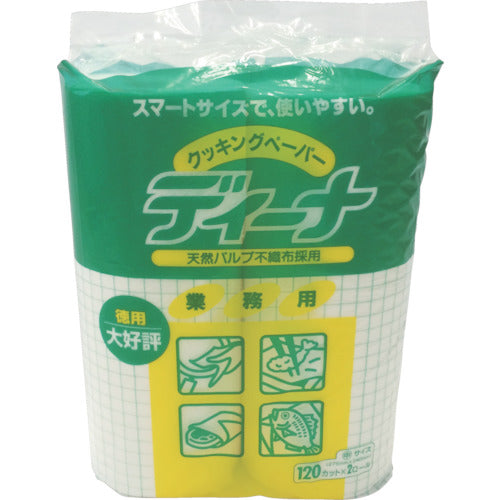 ユニ・チャーム ディーナ Gディーナクッキングペーパーロール徳用中 (2本入) 45012 1 PK