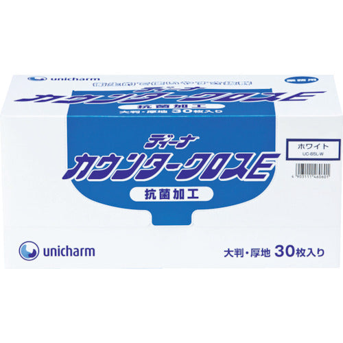 Unicharm Dina G Dina Counter Cloth E Large Thick White 46060 1 Box