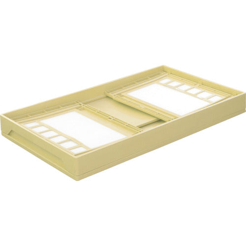 KUNIMORI プラスチック折畳みコンテナ パタコン N−150 イエロー 50201-N150-YE 1 個