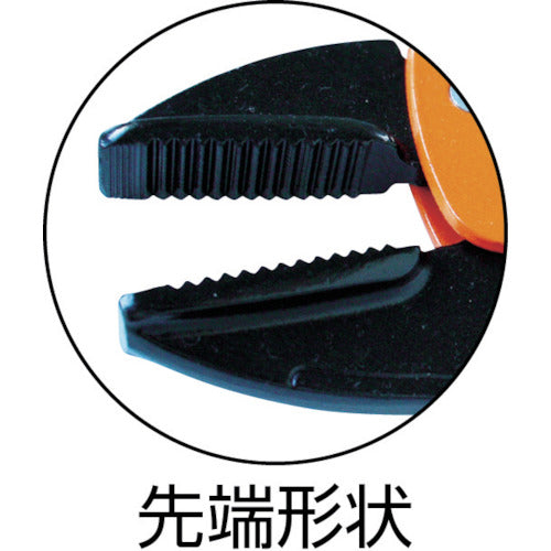 GRIP-ON 【매진 폐번】 스트레이트 그립 플라이어 190 mm 112-07 1 쵸