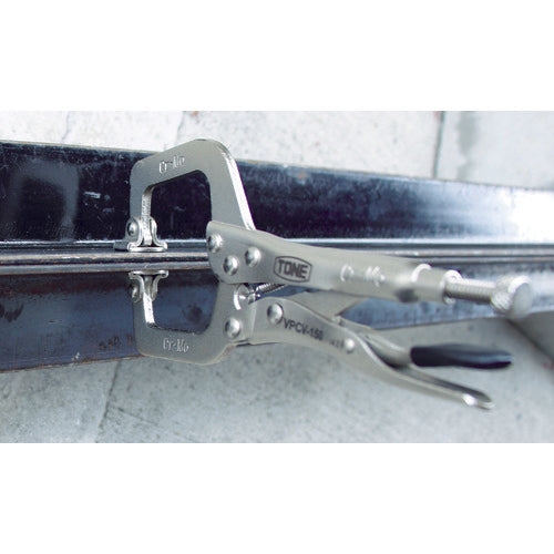 TONE Grip Pliers C-type Swivel 180mm VPCV-150 1 piece