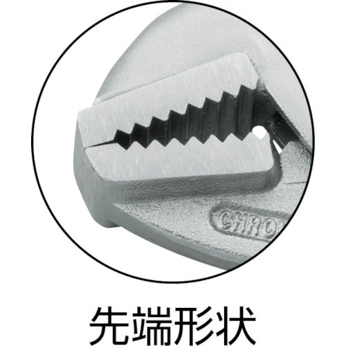 TONE Grip Pliers Straight Jaw 183mm VPS-175 1 piece