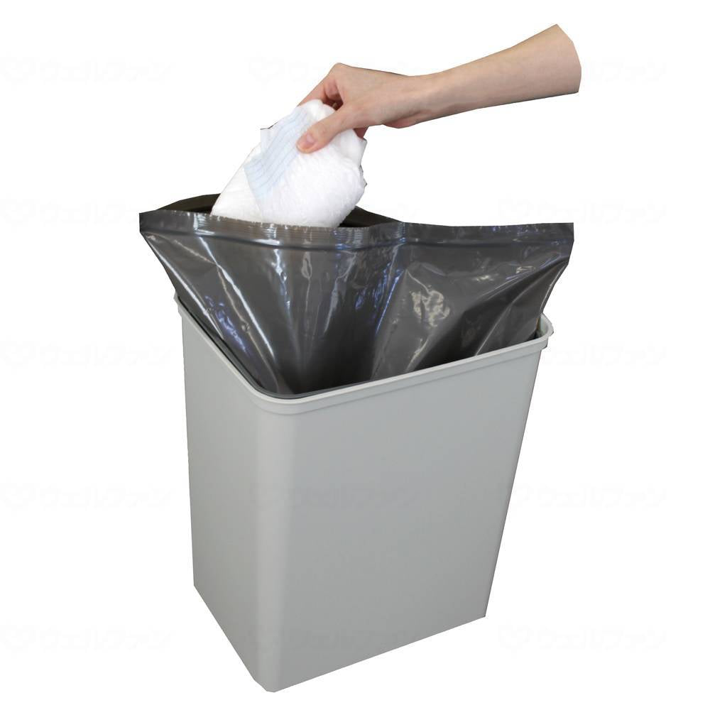 丸万オムツ処理消臭ジップ袋 スメールカット(L-5) 袋 L