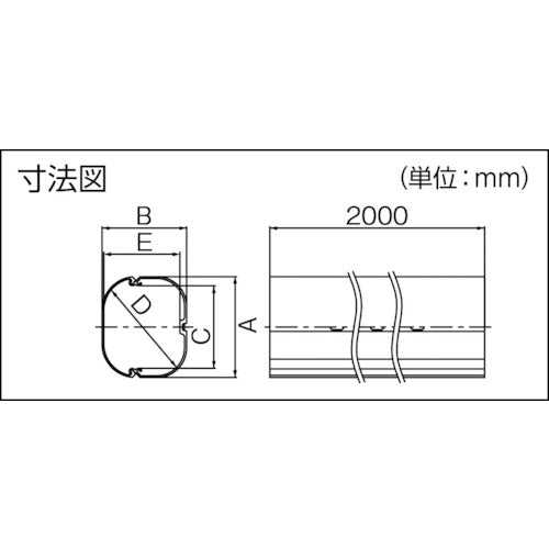 因幡電工 スリムダクトSD SD-77-B 1 本