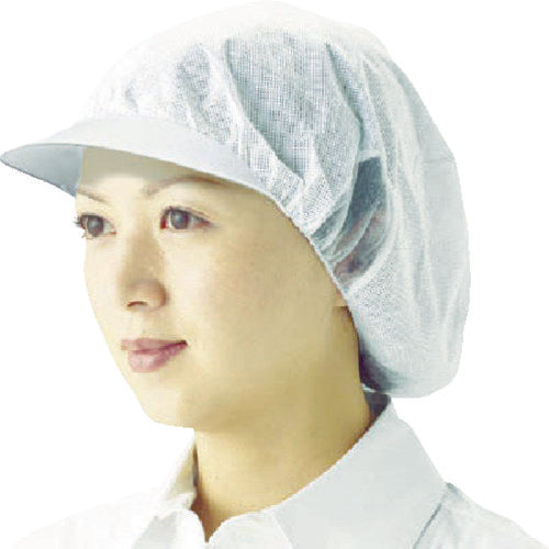 TRUSCO 帯電帽つば付 Mサイズ (10枚入) TTCT-M 1 袋