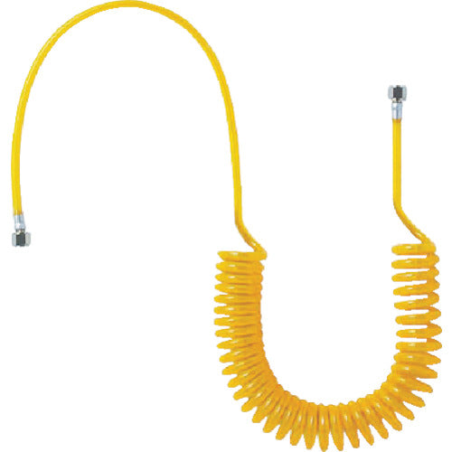 TRUSCO 取替用ウレタンコイルホース 4m SC-5SN 1 本