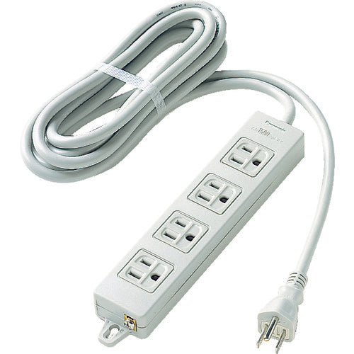 Panasonic OAタップ 接地15A形 4コ口 3mコード付 WCH2334HP 1 個