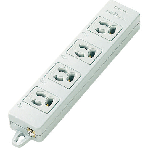 Panasonic OA 탭 접지 15A 탈락형 4개 입 코드 없음 그레이 WCH2404HP 1개