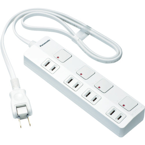 Panasonic The Tap Z AC adapter compatible 4 ports 1m cord White WHS25149WP 1 unit