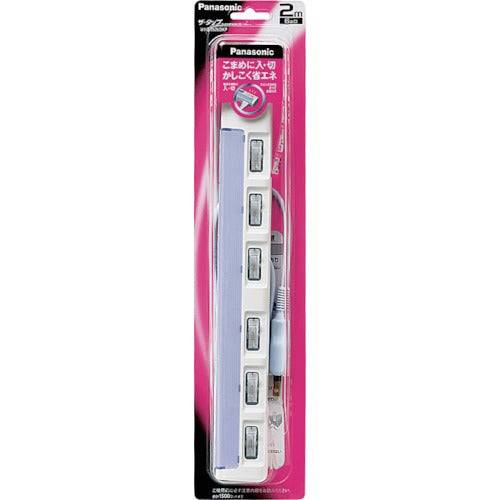 Panasonic The Tap Switch 6-port 2m cord included WHS2626DKP 1 unit