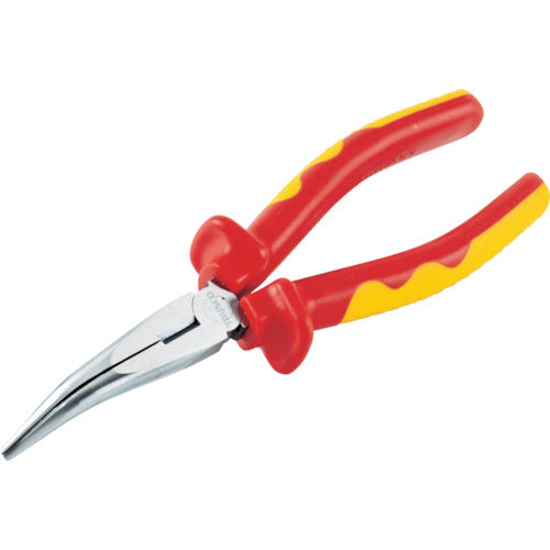 TRUSCO Insulated Bent Nose Pliers 200mm TZRP-200BN 1 piece