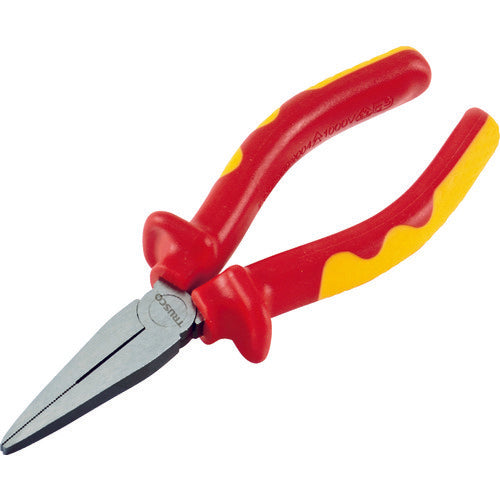 TRUSCO 【売切廃番】 絶縁リードペンチ 150mm TZFP-150 1 丁