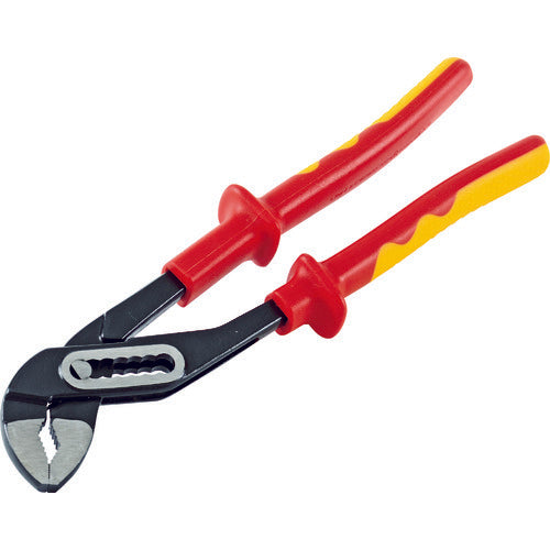 TRUSCO 絶縁ウォーターポンププライヤー 250mm TZWP-250 1 丁