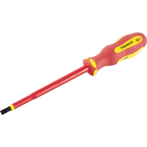 TRUSCO Insulated screwdriver (with magnet) (-8.0 x 175 mm) TZD-8-175 1 piece