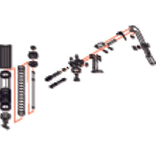 TRUSCO Grease Gun TGS-400W Plunger Holder TGS400W007 1 pc