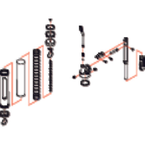 TRUSCO グリスガンTGS−600用 プランジャー TGS600006 1 個