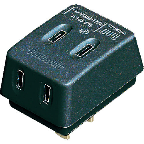 Panasonic Triple Tap 3 Ports Black WH2013BP 1 pc