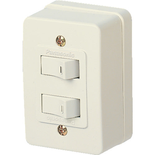 Panasonic 2연 텀블러 스위치 WS3900WP 1개